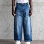 Blue Baggy Balloon Jeans