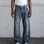 Retro Effected Baggy Jeans