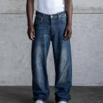 Ocean Fade Effected Baggy Jeans