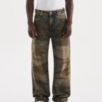 Pigment Coating and Effected Baggy Jeans